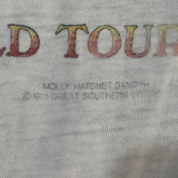 RARE! Vintage 80s Molly Hatchet Take No Prisoners World Tour Raglan 3/4 Sleeve M - Picture 8 of 10